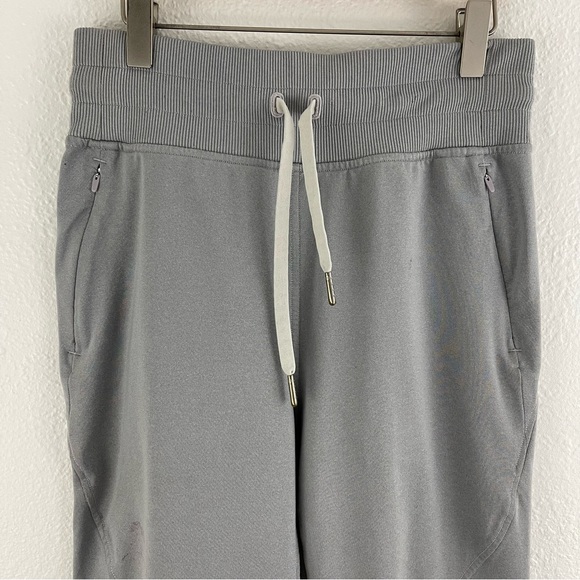 LULULEMON Heathered Stargaze Grey High Waisted Metro Miles Jogger Sweatpants - Picture 6 of 16